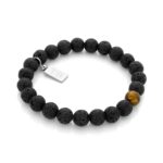 Pulseira Barrow para Homem com pedras naturais da marca localizada em Portugal Twobrothers.