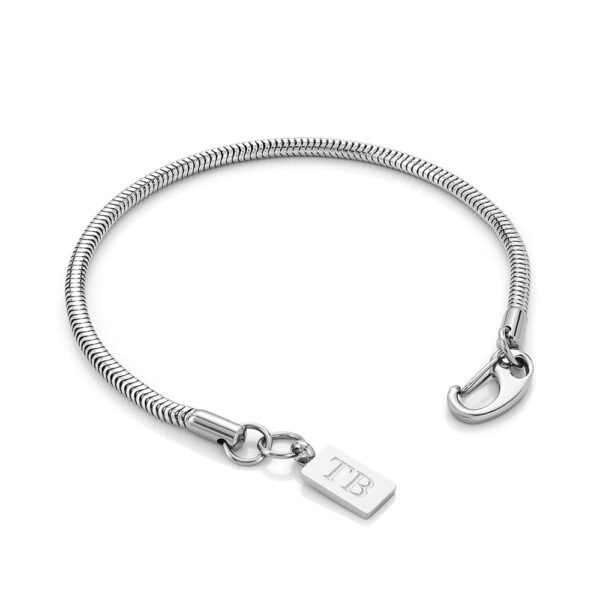 Pulseira para Homem em Aço Inoxidável -Pulseira simples para homem - marca portuguesa Twobrothers - Pulseira Trenton - Pulseiras masculinas com estilo - Pulseiras em aço inoxidável para homem