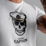 T-Shirt para Homem em Algodão Premium Regular Fit - Twobrothers Captain - Painel TB