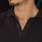 Clermont Cross Men's Golden Necklace - Image 2