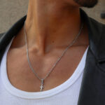 Clermont Cross Men's Silver Necklace - Image 2