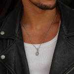 Cross Medal Men's Silver Necklace - Image 2