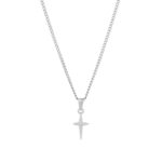 Clermont Cross Men's Silver Necklace