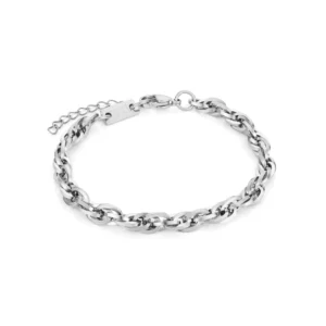 bianca bracelete for women in silver stainless steel