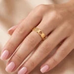 Caroline Women’s Golden Ring - Image 2