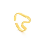 grace women’s golden stainless steel ring