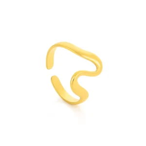 grace women’s golden stainless steel ring