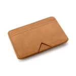 Montana Women’s Card Holder in Light Brown Leather - Image 2