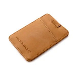 car holder for women in a light brown color in genuine leather model montana