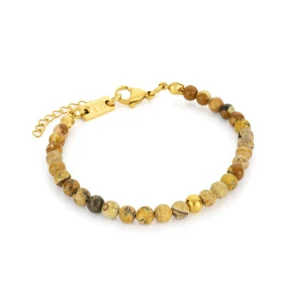 rachele women’s golden stainless steel bracelete