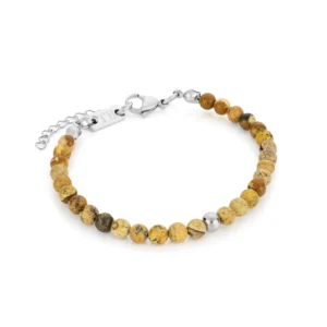 rachele women’s silver stainless steel bracelete