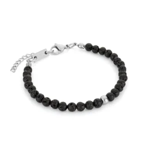 romy women’s silver stainless steel bracelete