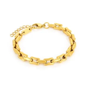 violetta bracelete for women in golden stainless steel