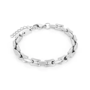 bracelete for women in silver stainless steel model violetta