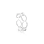 vivian women’s silver stainless steel ring