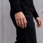 Men’s Thin Golden Wedding Band - Image 5
