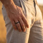 Harbor Men’s Black Ring - Image 2