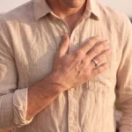 Rebel Men’s Silver Wedding Band - Image 4